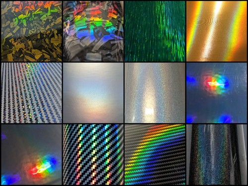 Holographic laser rainbow - holographic,