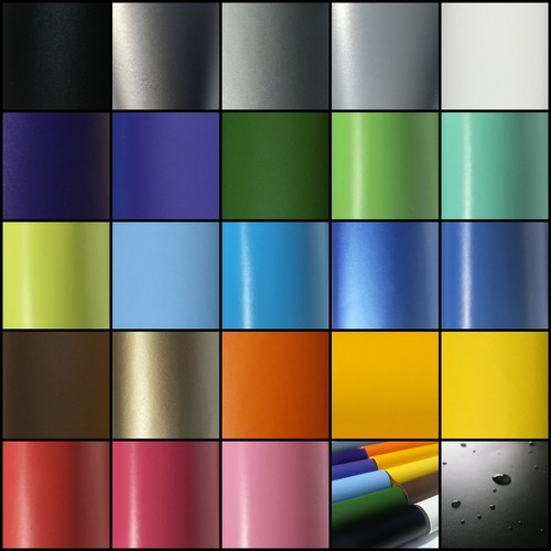 Matt self adhesive vinyl wrap - adhesive,