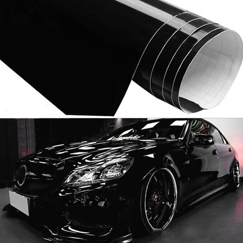 Gloss black car vinyl - gloss,