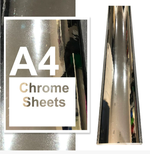 Silver chrome efect vinyl car - efect,