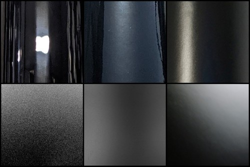 Gloss matt black self - gloss,