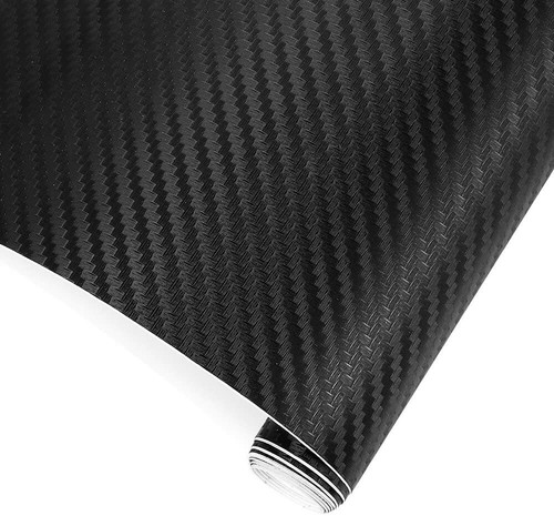 Black carbon fibre vinyl - carbon,
