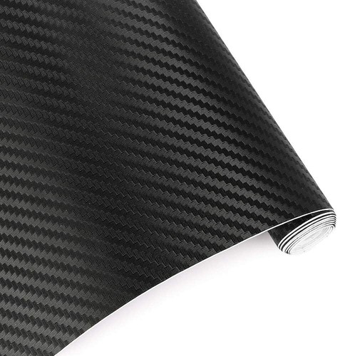 Carbon fiber black vinyl - 3d,