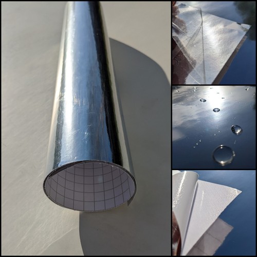 Mirror chrome silver vinyl - chrome,