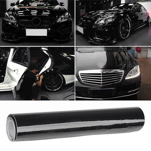 Gloss black vinyl wrap - gloss, car